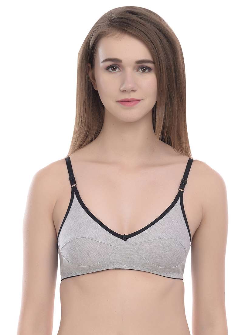 pack of 3 multi colored solid t-shirt bra - 19087303 -  Standard Image - 1