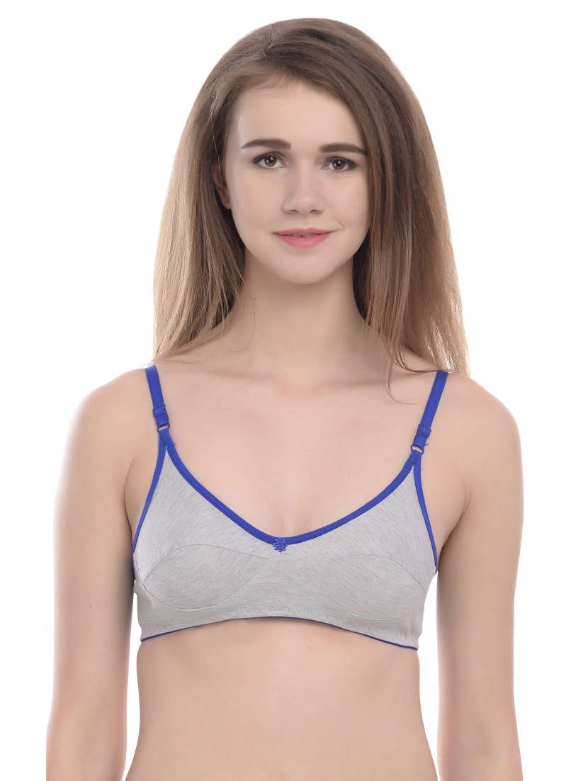 pack of 3 multi colored solid t-shirt bra - 19087311 -  Standard Image - 1