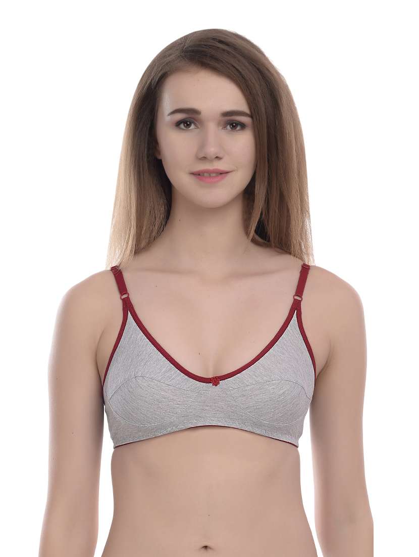 pack of 3 multi colored solid t-shirt bra - 19087314 -  Standard Image - 1