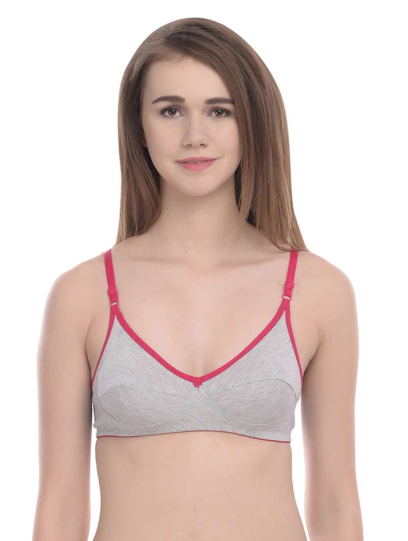 pack of 3 multi colored solid t-shirt bra - 19087317 -  Standard Image - 1