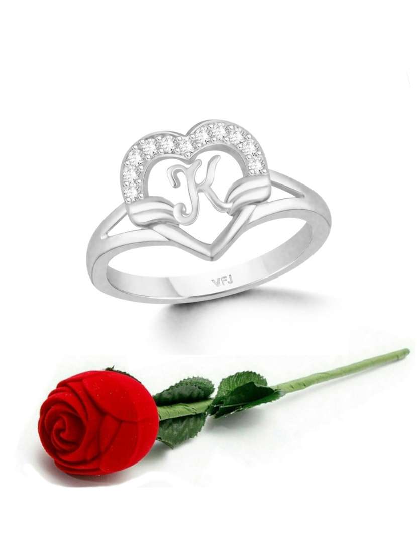 silver plated finger ring