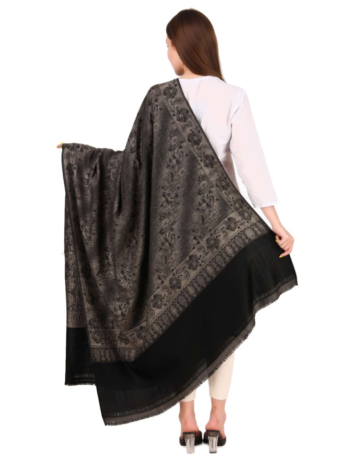 women's florals shawl - 19087627 -  Standard Image - 4