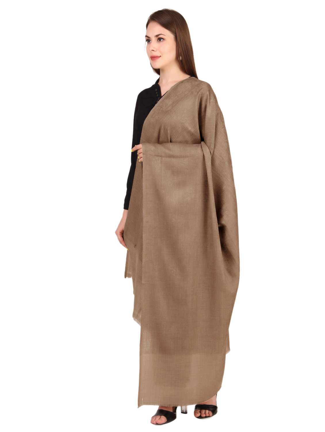 women's solids shawl - 19087628 -  Standard Image - 1