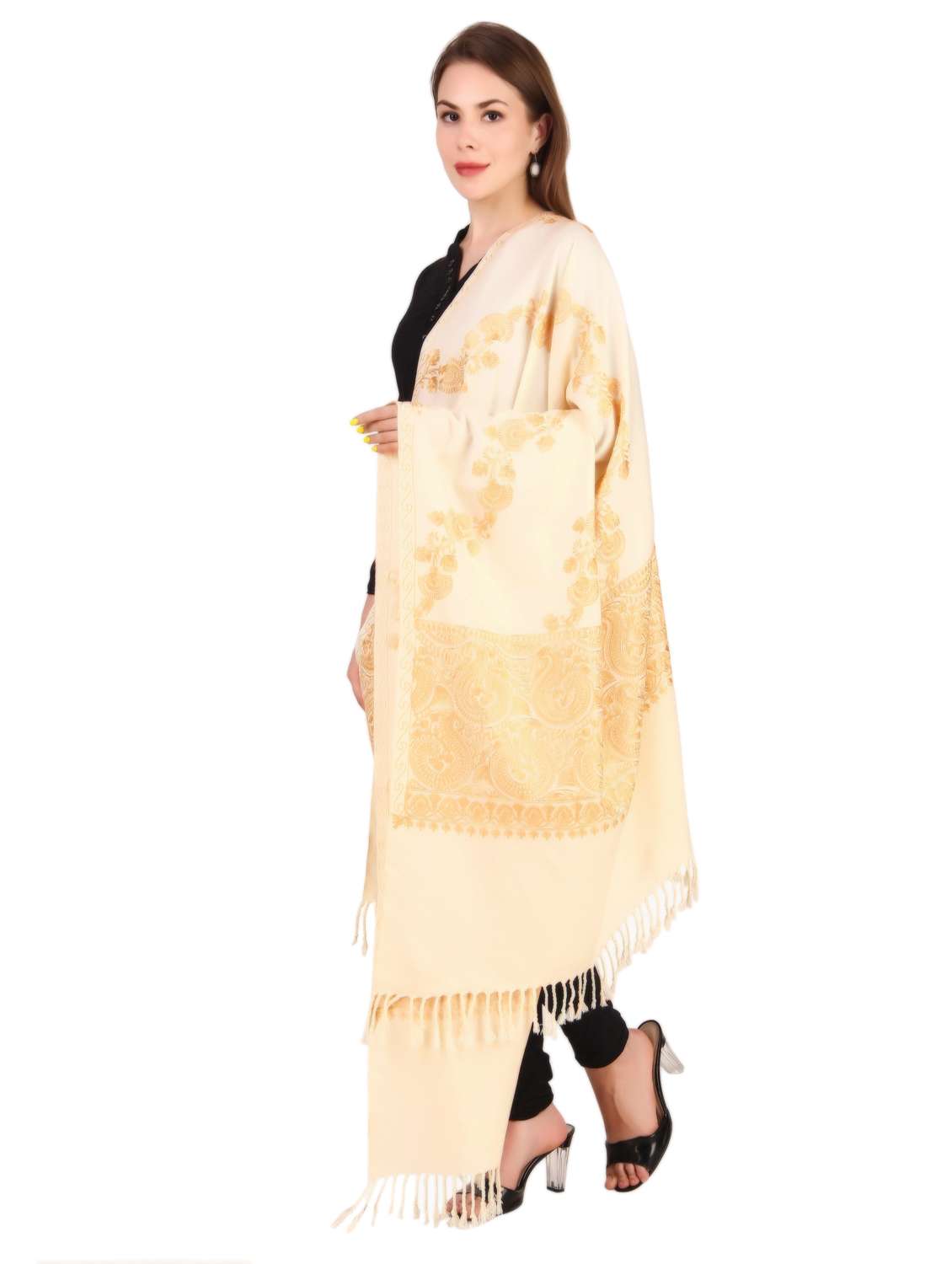 women's embroidered shawl - 19087639 -  Standard Image - 1