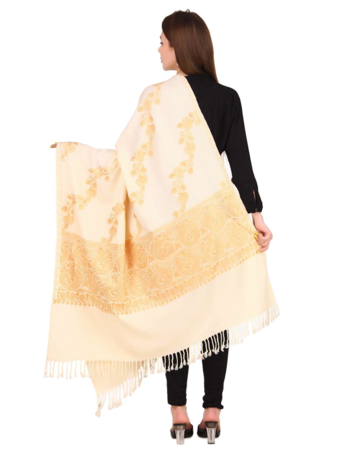 women's embroidered shawl - 19087639 -  Standard Image - 4