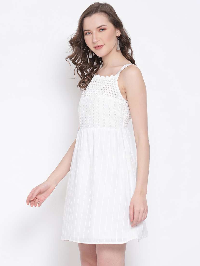 white a-line dress - 19087645 -  Standard Image - 1