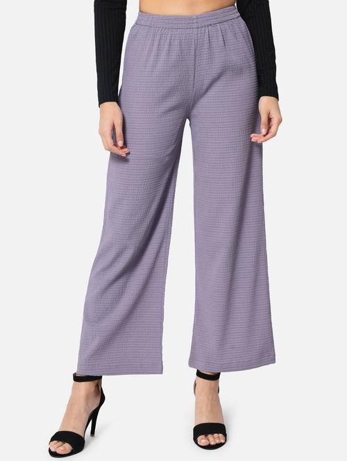 mid rise solid straight palazzo - 19087762 -  Standard Image - 0