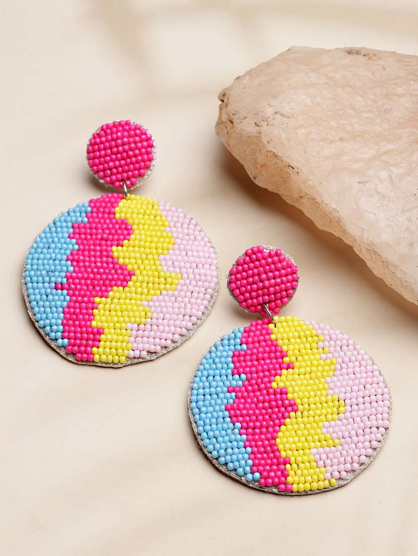 multi circular handcraft earring