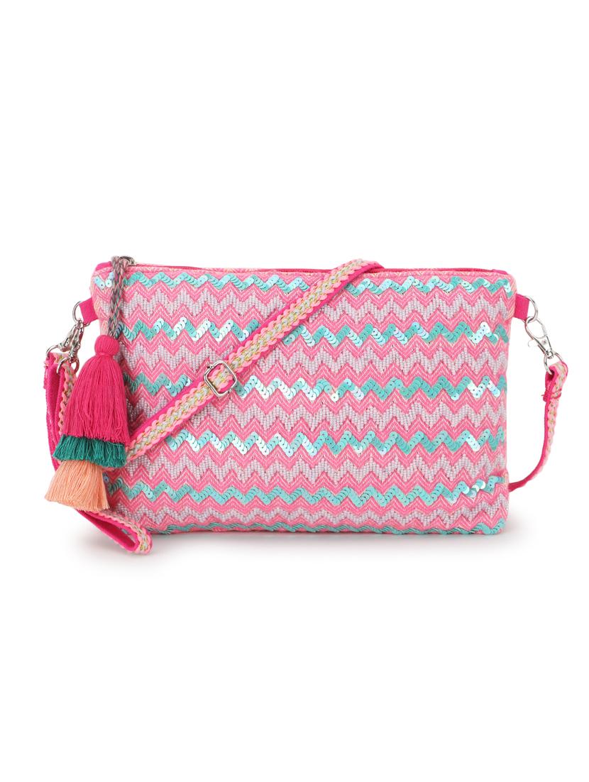 pink regular sling bag - 19088712 -  Zoom Image - 0