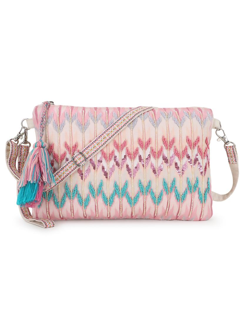pink regular sling bag - 19088713 -  Zoom Image - 0