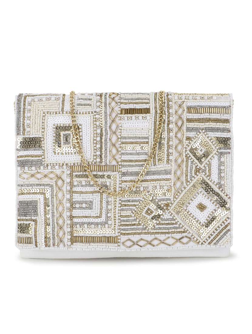 white regular sling bag