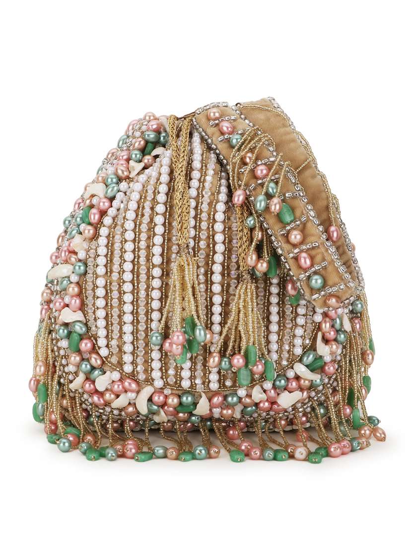 embellished regular potli - 19088811 -  Zoom Image - 0