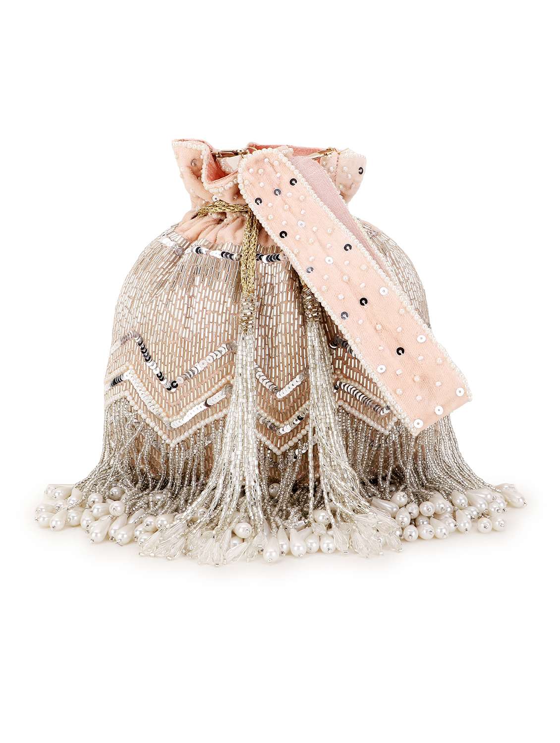 embellished regular potli - 19088818 -  Standard Image - 6