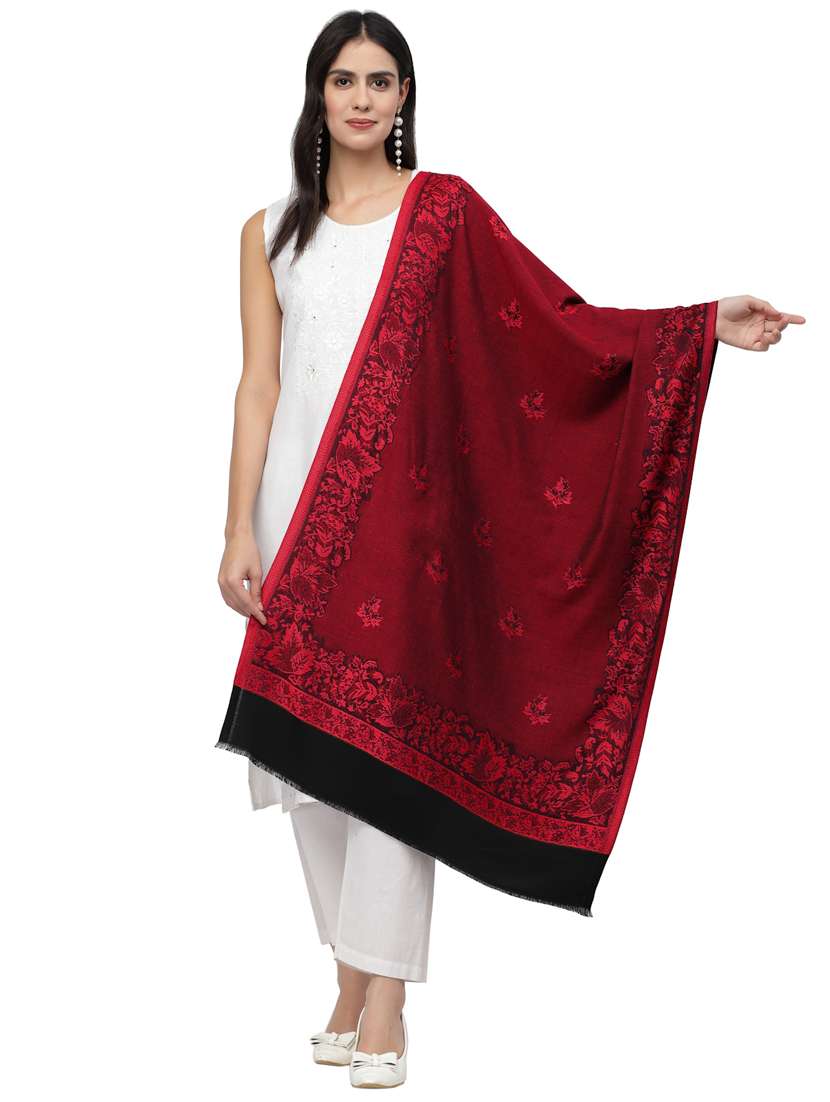 women's floral print stole