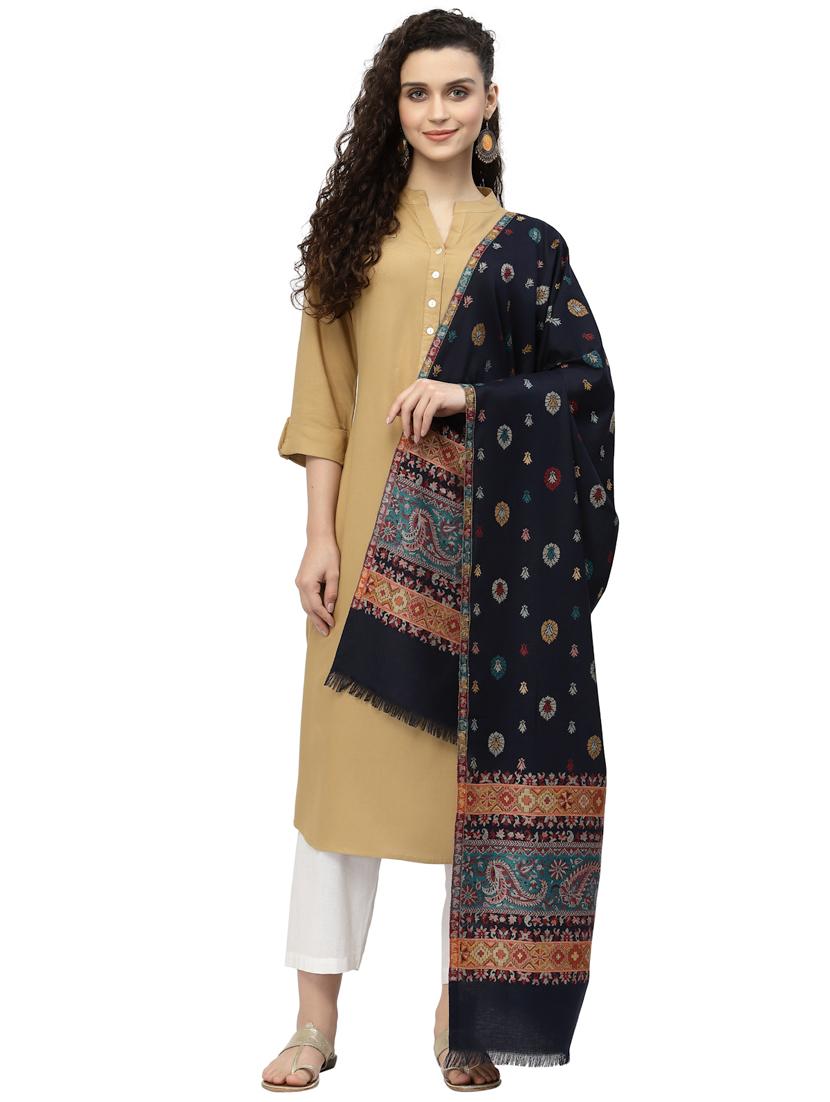 women's self design print stole - 19088885 -  Standard Image - 1