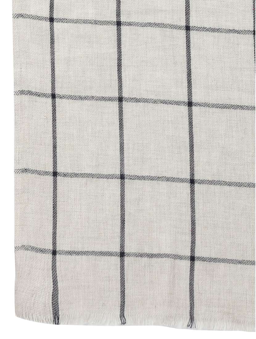 women's checks print stole - 19088899 - Standard Image - 4