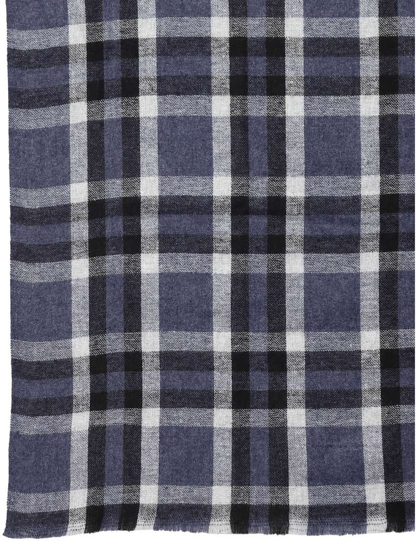 women's checks print stole - 19088900 - Standard Image - 4