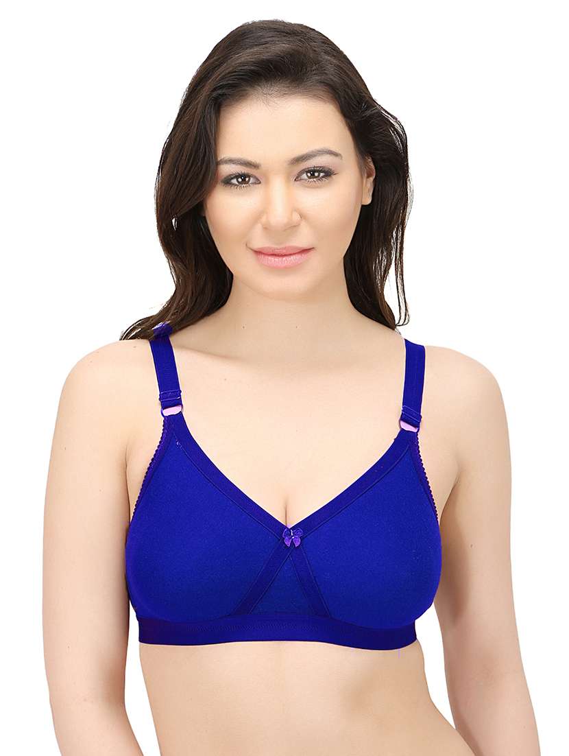pack of 3 multi colored solid t-shirt bra - 19089406 -  Standard Image - 1