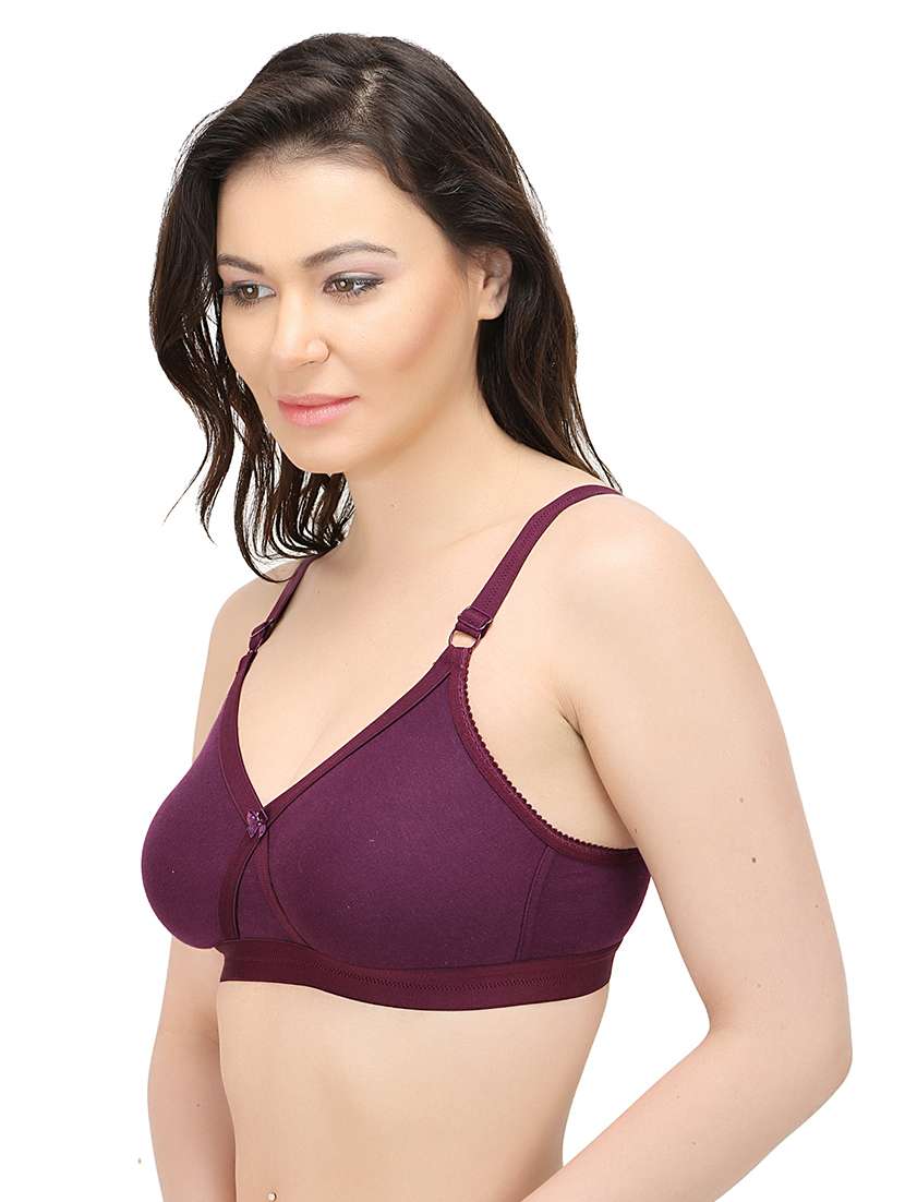 pack of 3 multi colored solid t-shirt bra - 19089406 -  Standard Image - 6