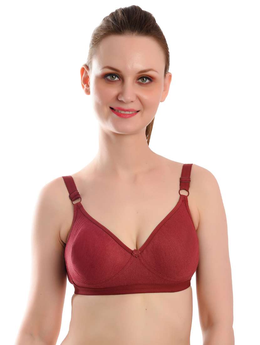 pack of 3 multi colored solid t-shirt bra - 19089422 -  Standard Image - 1