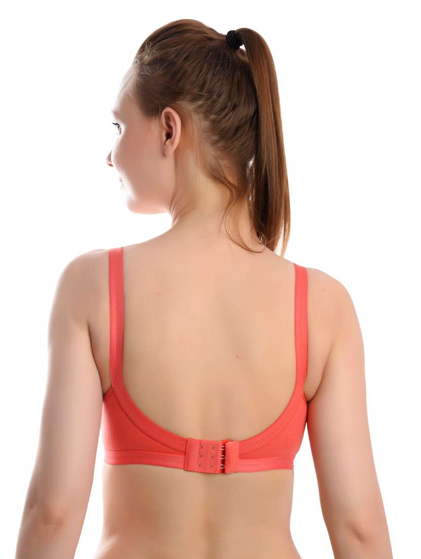 pack of 3 multi colored solid t-shirt bra - 19089422 -  Standard Image - 4