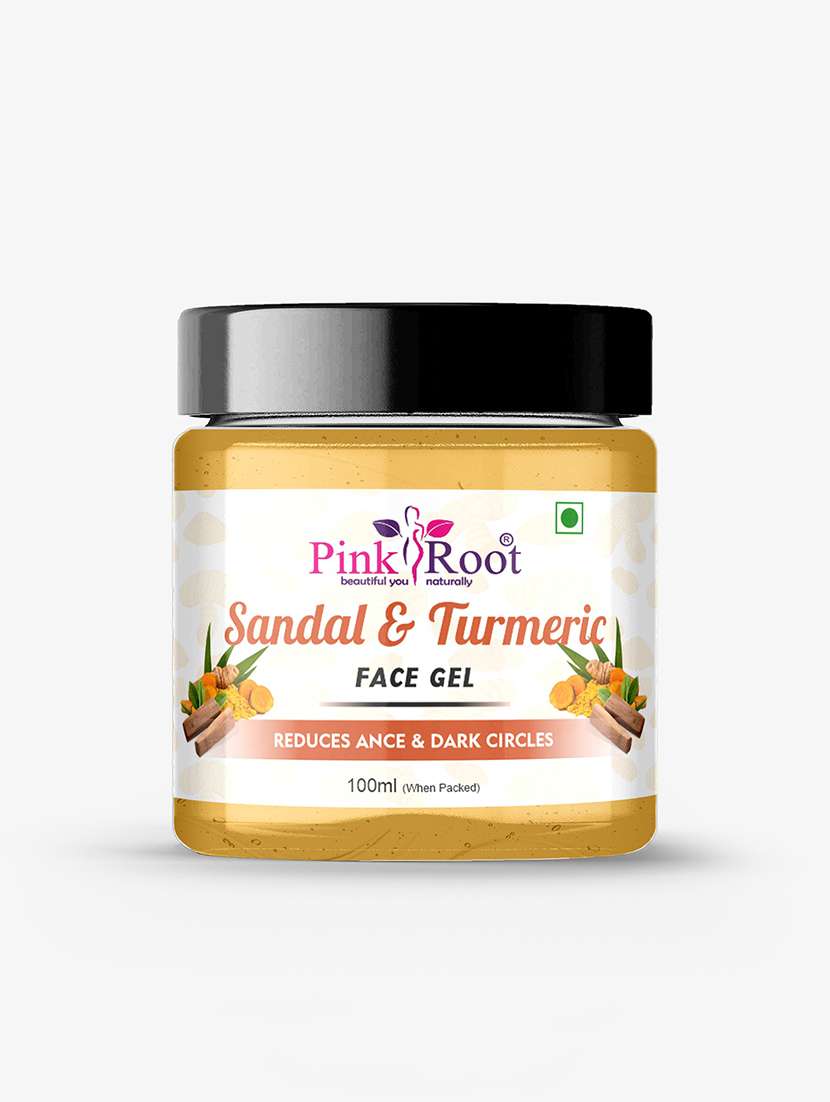 sandal & turmeric face gel 100ml for anti-ageing,fights acne