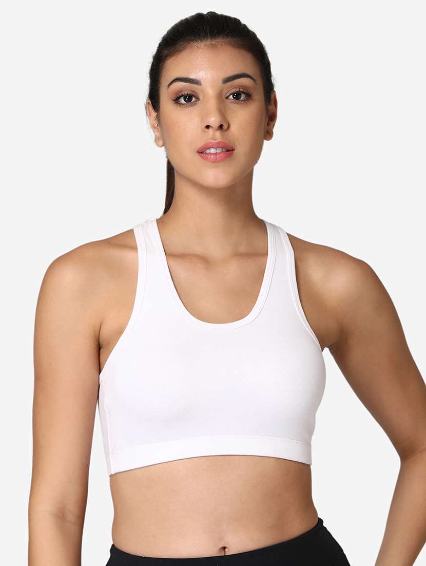 pack of 2 cotton sports bra - 19100721 - Standard Image - 1