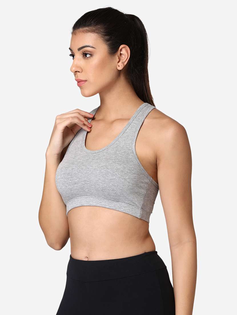 pack of 2 cotton sports bra - 19100721 - Standard Image - 4