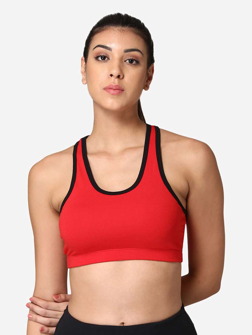 pack of 2 cotton sports bra - 19100723 -  Standard Image - 1