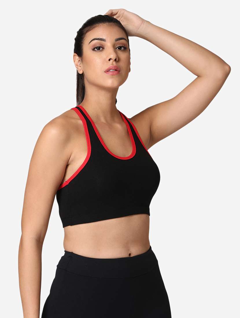 pack of 2 cotton sports bra - 19100723 -  Standard Image - 4