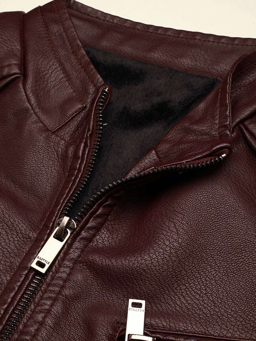 brown leather casual jacket - 19101551 -  Standard Image - 6