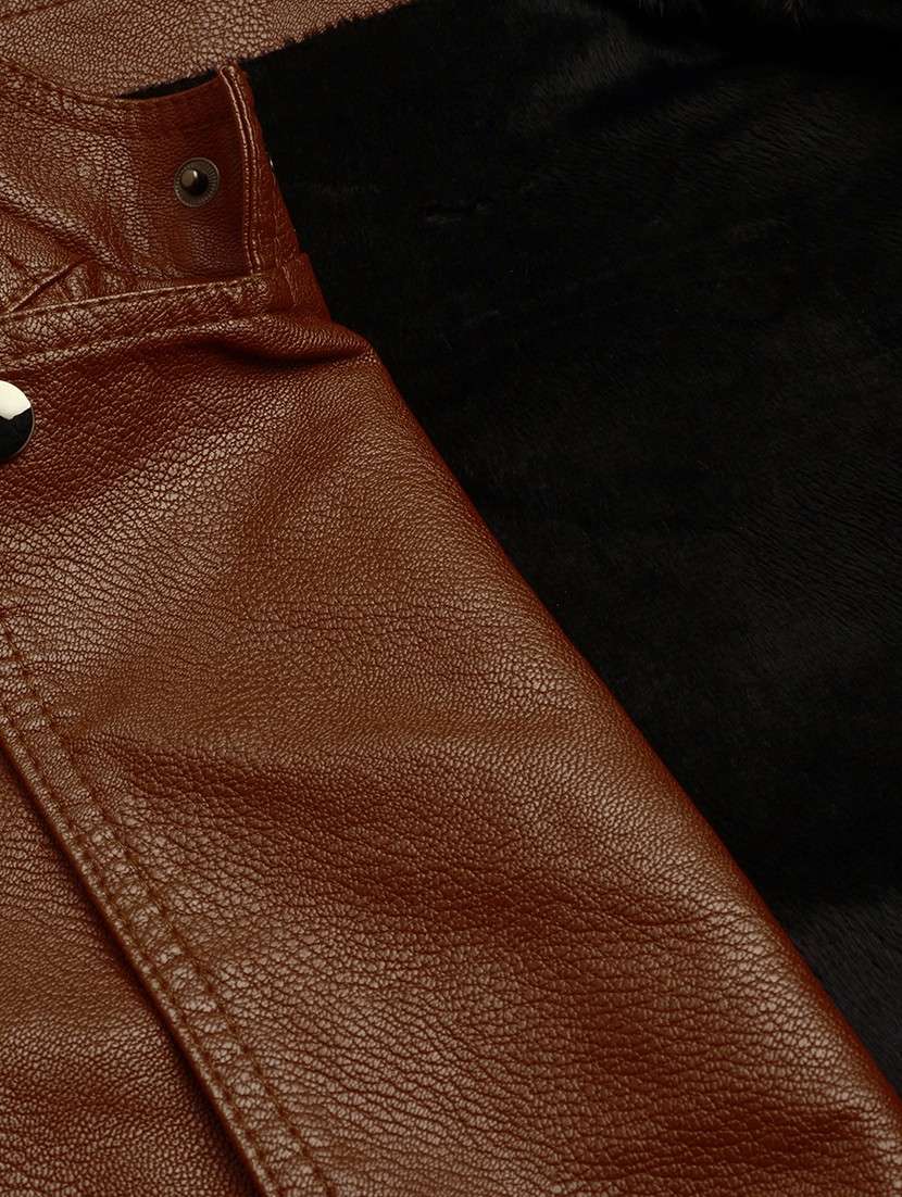 brown leather casual jacket - 19101557 -  Standard Image - 6