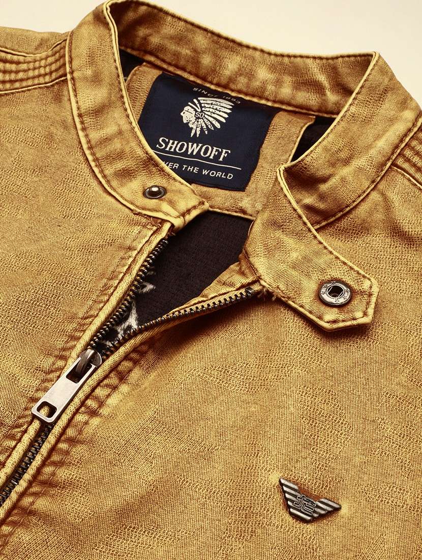 beige leather casual jacket - 19101565 -  Standard Image - 6