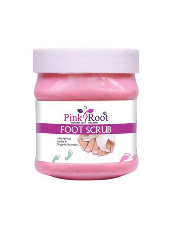 foot scrub with apricot jojoba & organic rosemary