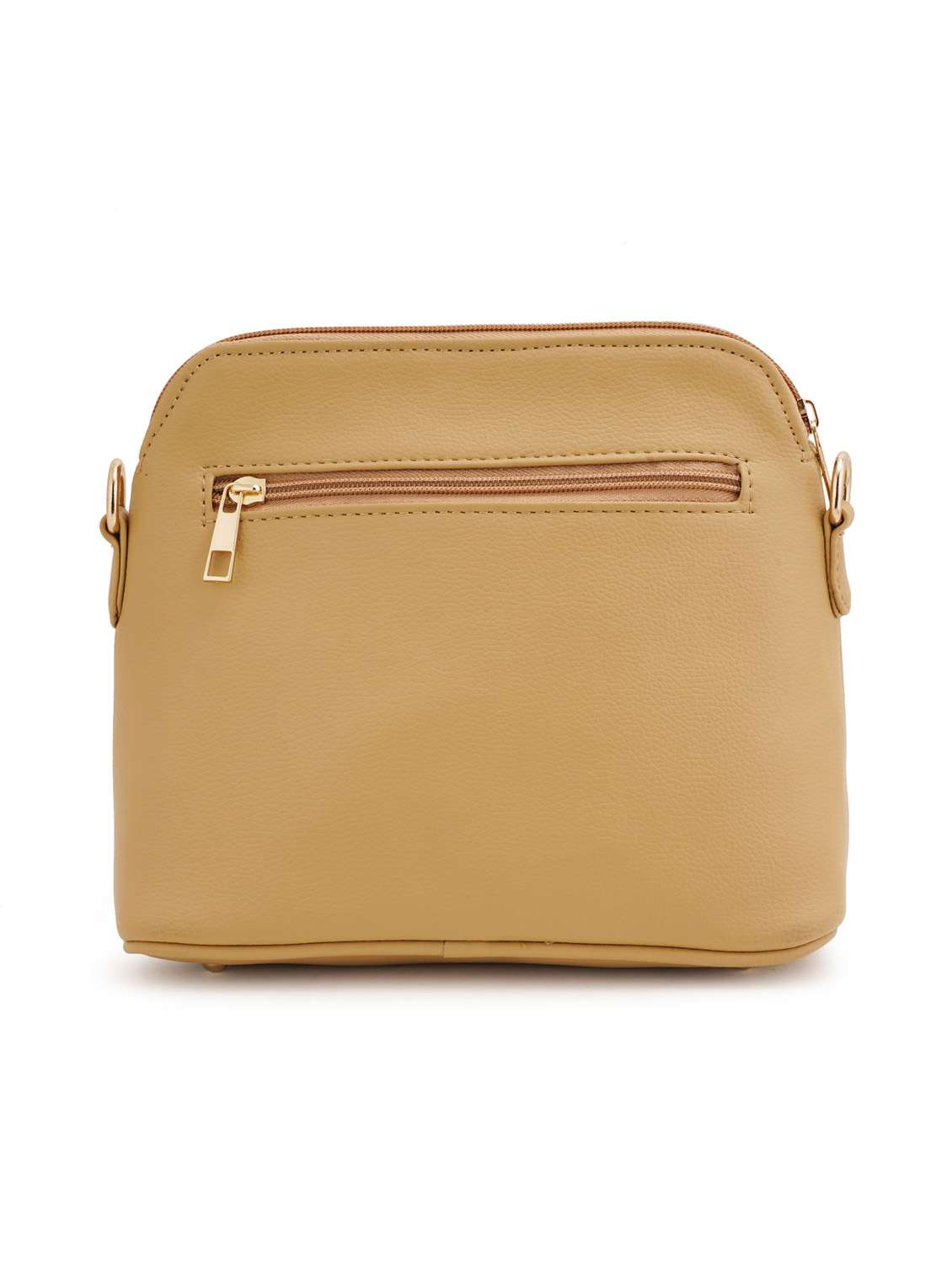 beige leatherette (pu) sling bag - 19108467 - Standard Image - 1