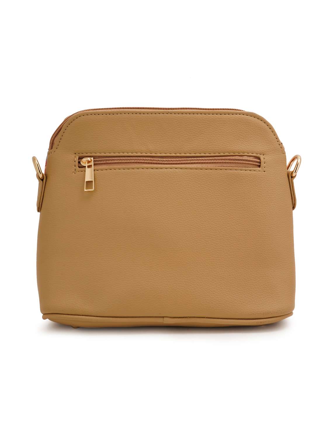 beige leatherette (pu) sling bag - 19108469 - Standard Image - 1