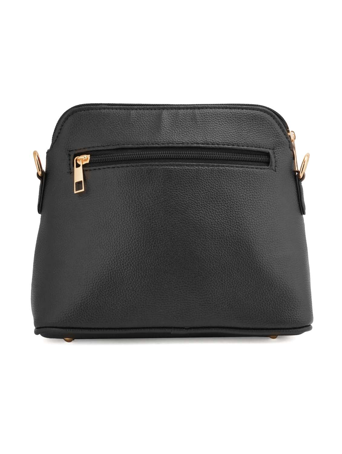 black leatherette (pu) sling bag - 19108474 -  Standard Image - 1