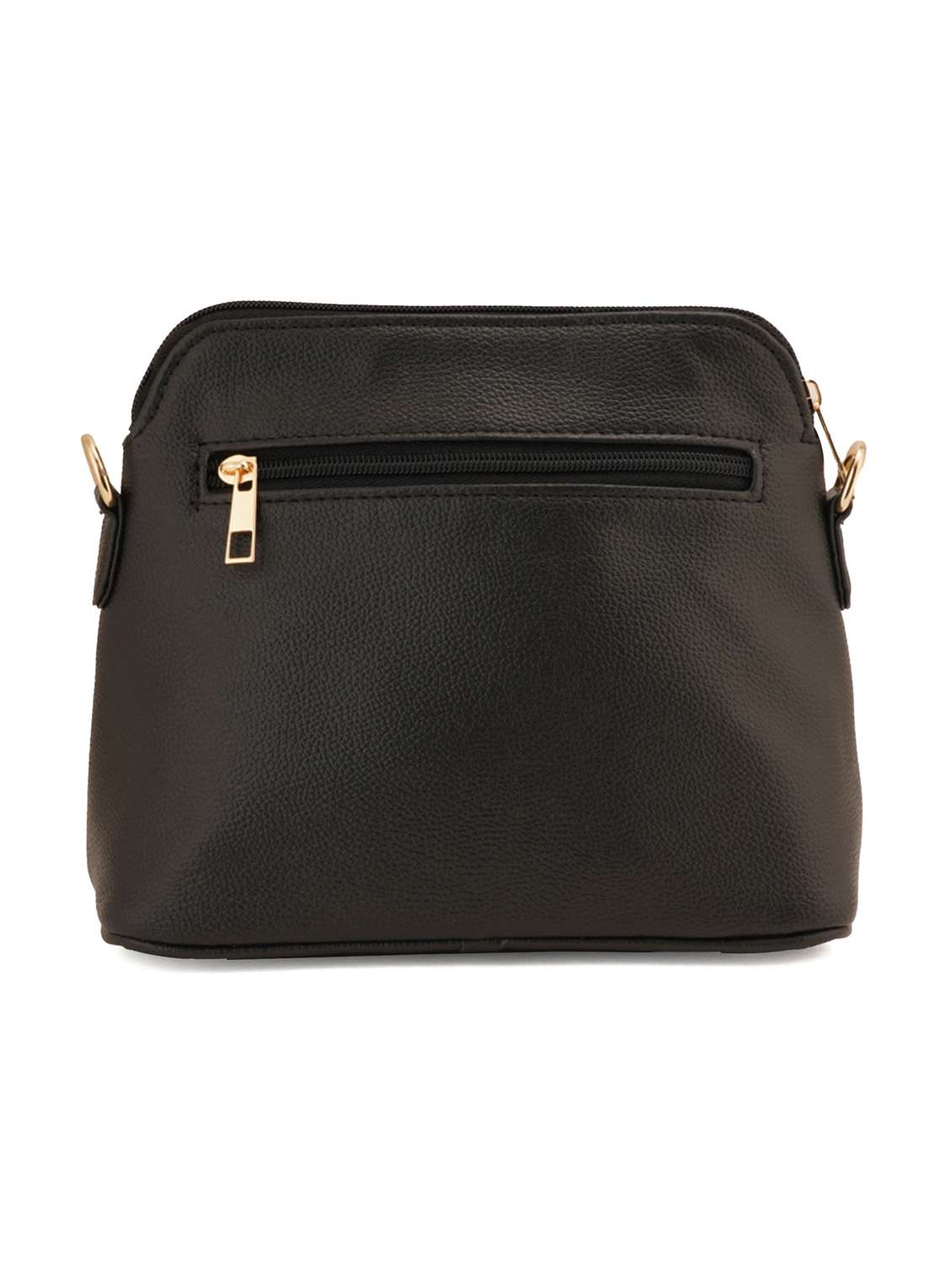 black leatherette (pu) sling bag - 19108475 - Standard Image - 1