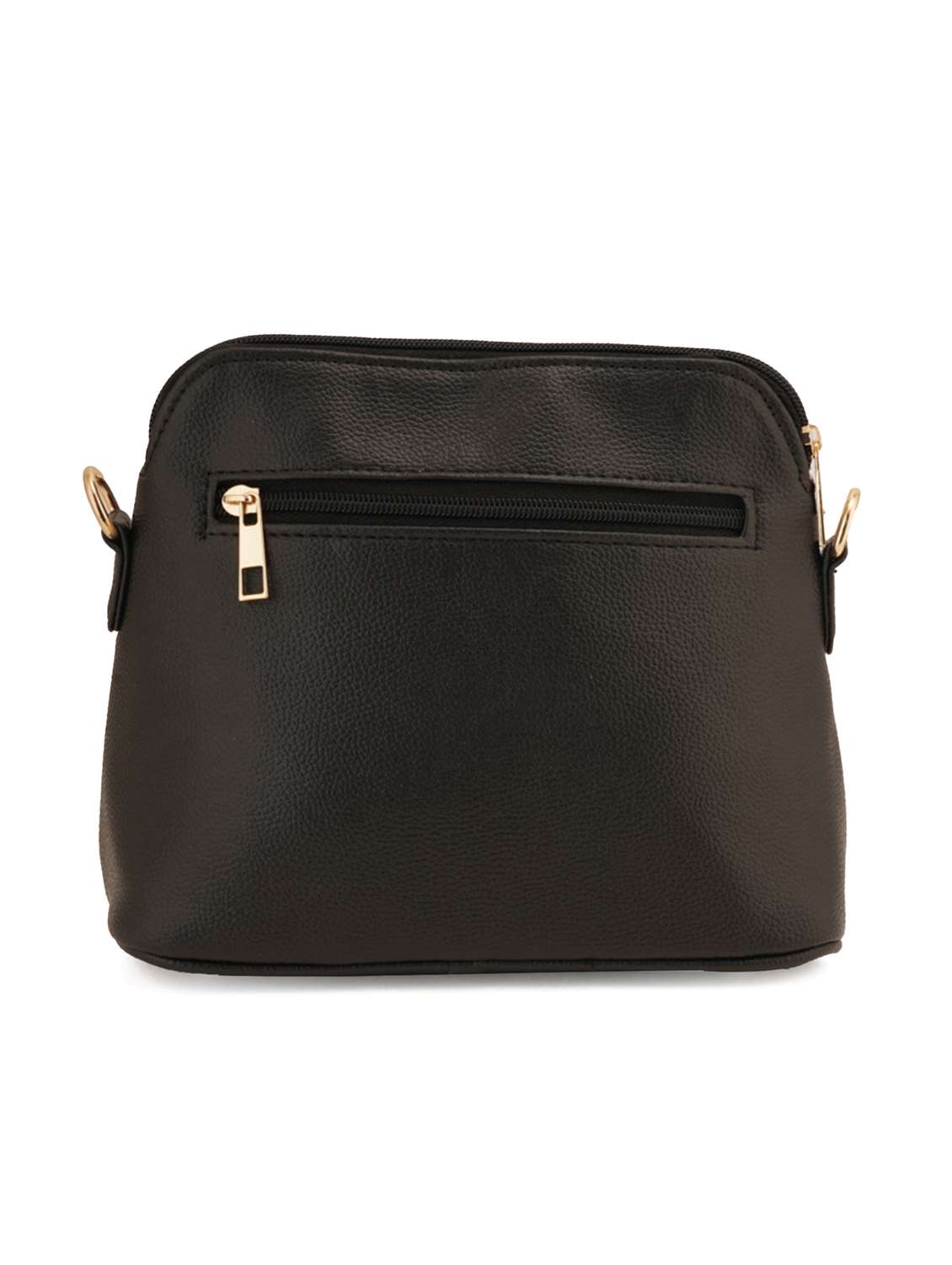 black leatherette (pu) sling bag - 19108476 - Standard Image - 1