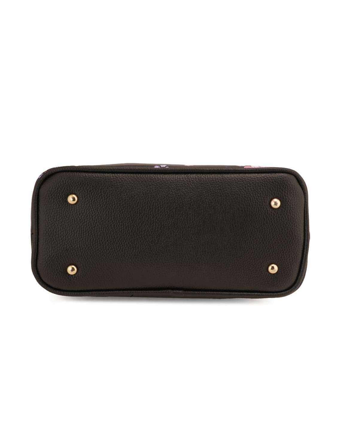 black leatherette (pu) sling bag - 19108476 - Standard Image - 4