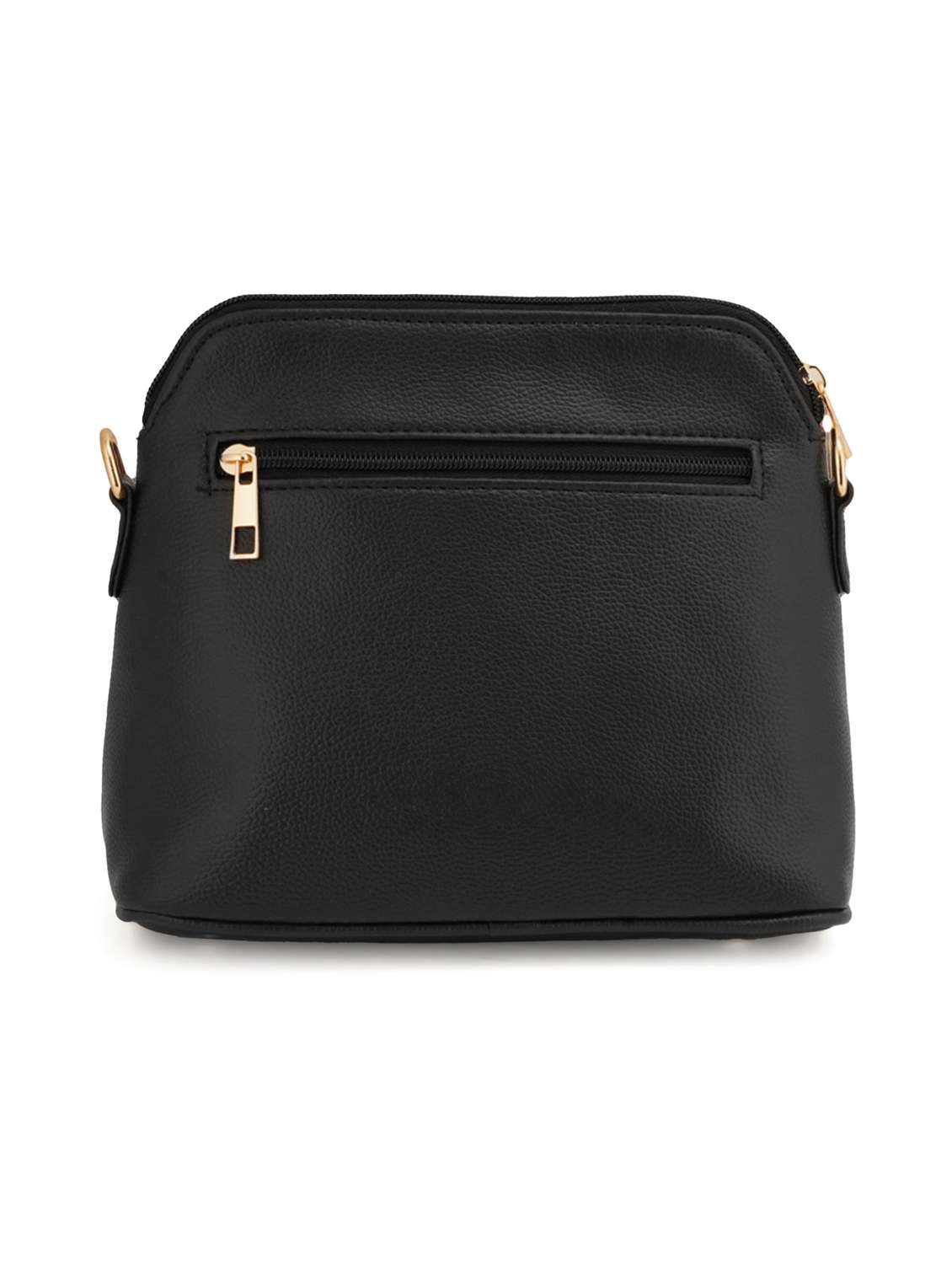 black leatherette (pu) sling bag - 19108477 - Standard Image - 1