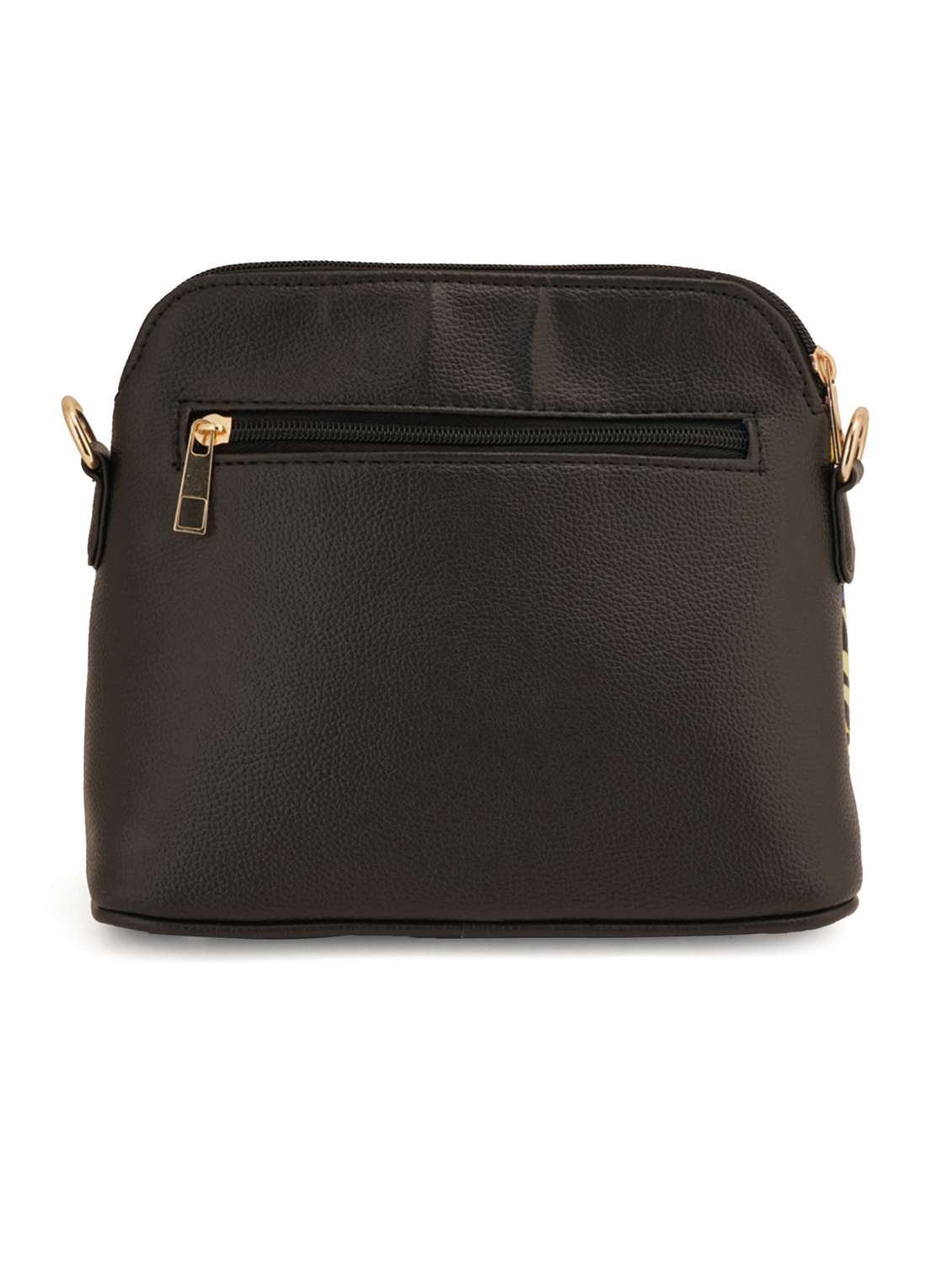 black leatherette (pu) sling bag - 19108479 - Standard Image - 1