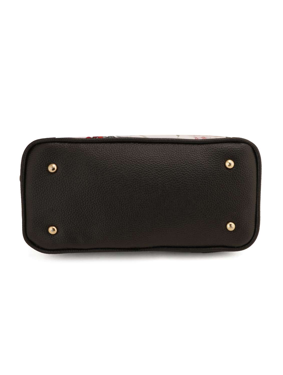 black leatherette (pu) sling bag - 19108481 - Standard Image - 4