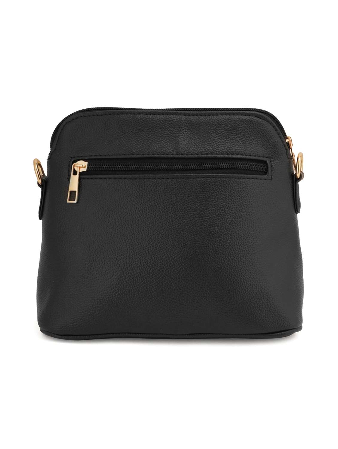 black leatherette (pu) sling bag - 19108482 - Standard Image - 1