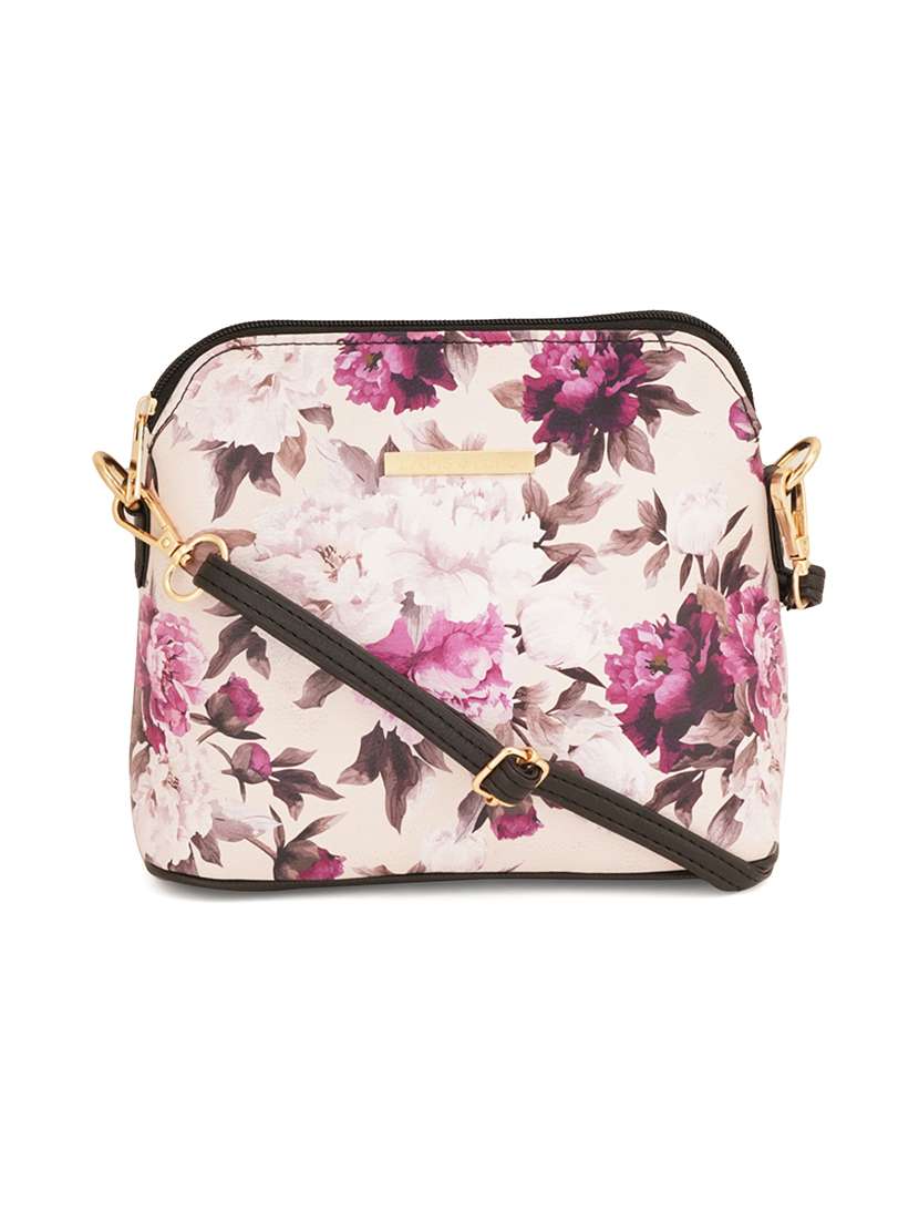 black leatherette (pu) sling bag - 19108483 - Zoom Image - 0