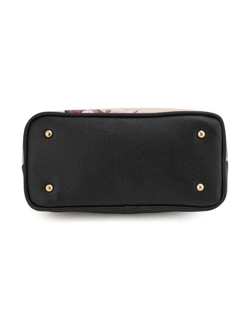 black leatherette (pu) sling bag - 19108483 - Standard Image - 4
