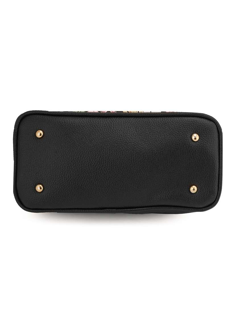 black leatherette (pu) sling bag - 19108485 - Standard Image - 4