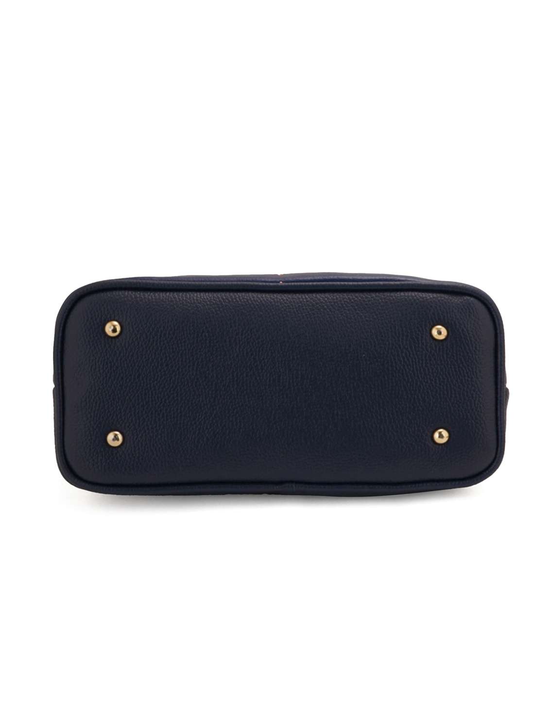 blue leatherette (pu) sling bag - 19108491 - Standard Image - 4