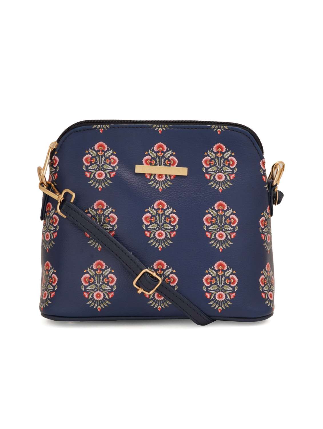 blue leatherette (pu) sling bag - 19108493 - Zoom Image - 0