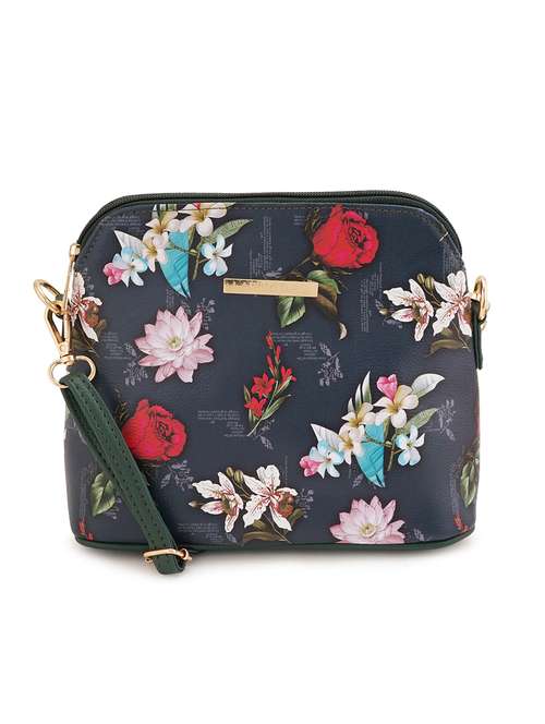 multi coloured leatherette (pu) regular sling bag - 19108502 - Standard Image - 0